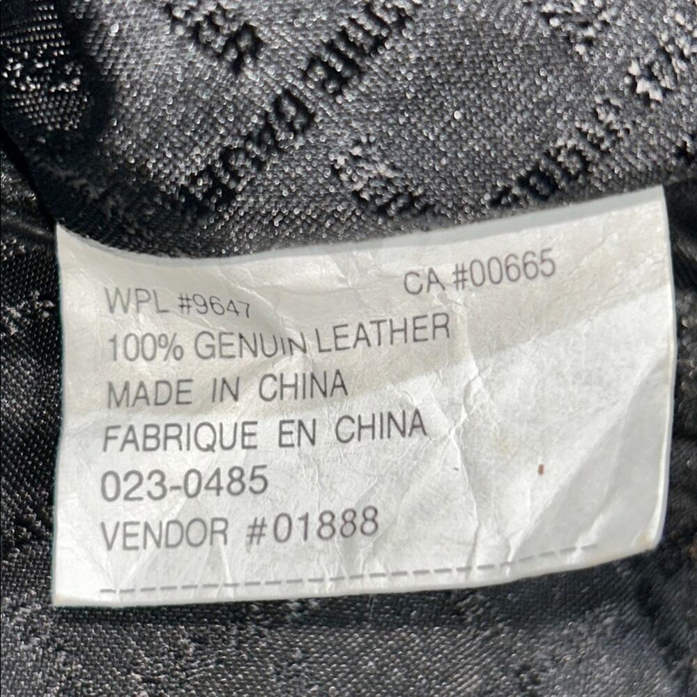 Woman’s Eddie Bauer Black Leather Bag - Picture 8 of 9